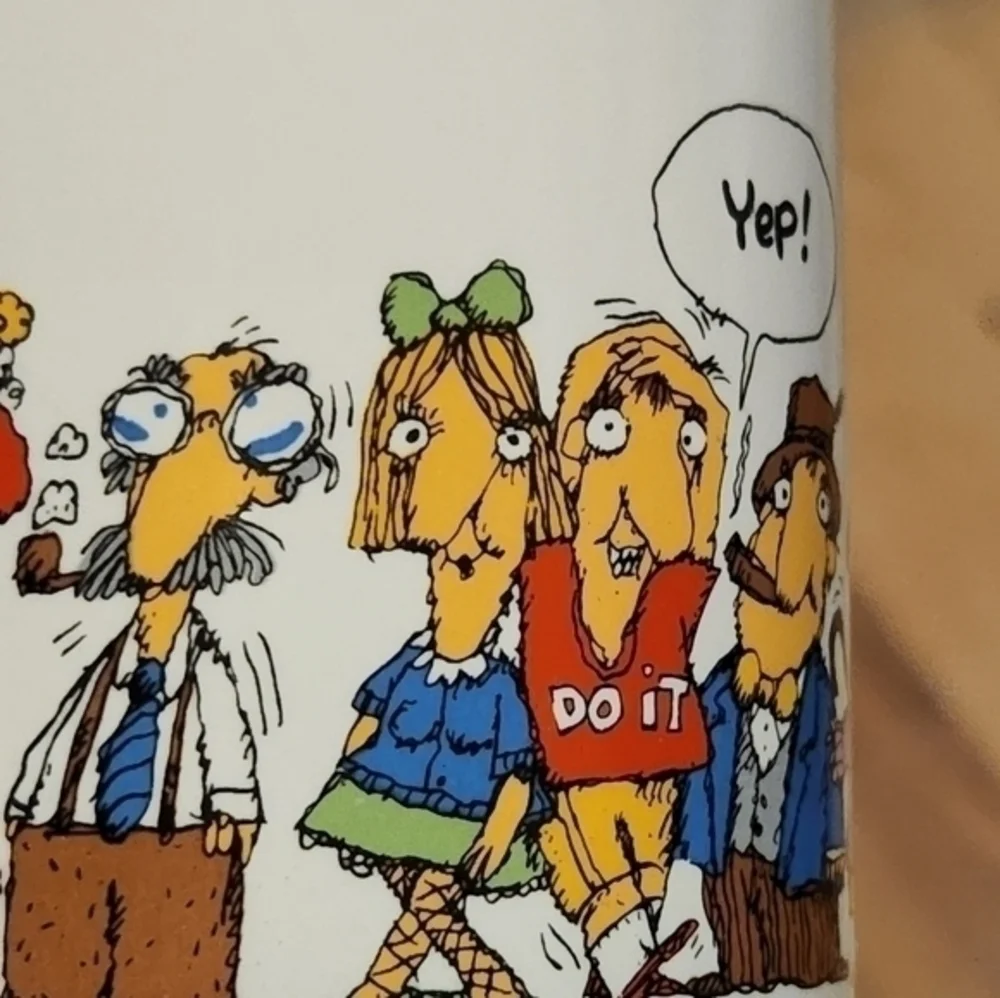 Are We Having Fun‎ Yet Coffee Mug 1987 American Greetings Designer Coll. Cup